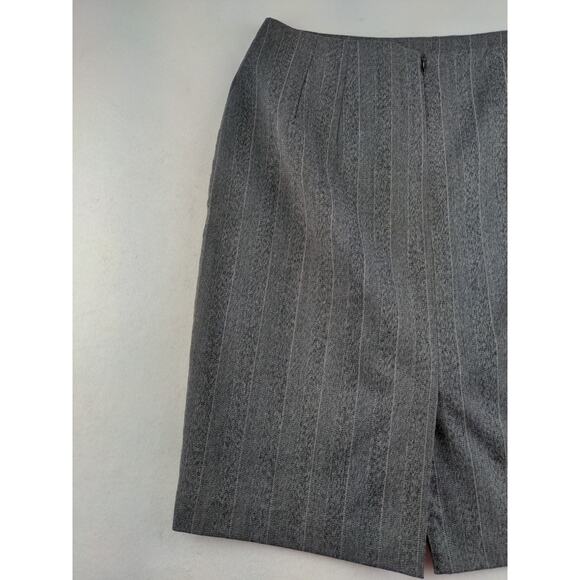 Womens Alia Skirt Size 8 Gray Poly/Rayon Blend Polyester Lining - Picture 8 of 10